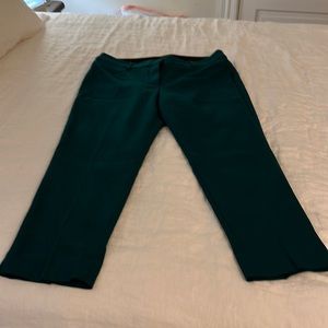 Talbots Hampshire wool pants - 14P Dark Green